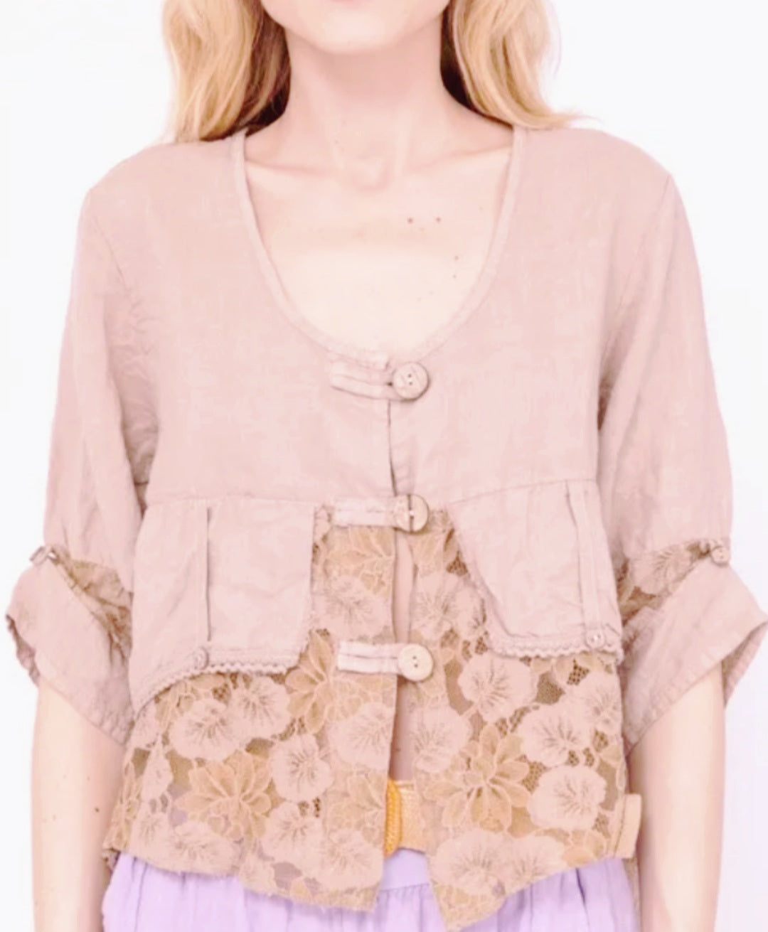 ANGELICA - Lace Detail Jacket