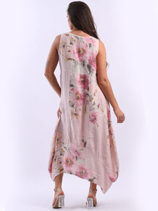 AMELINE- Vintage Floral Dress