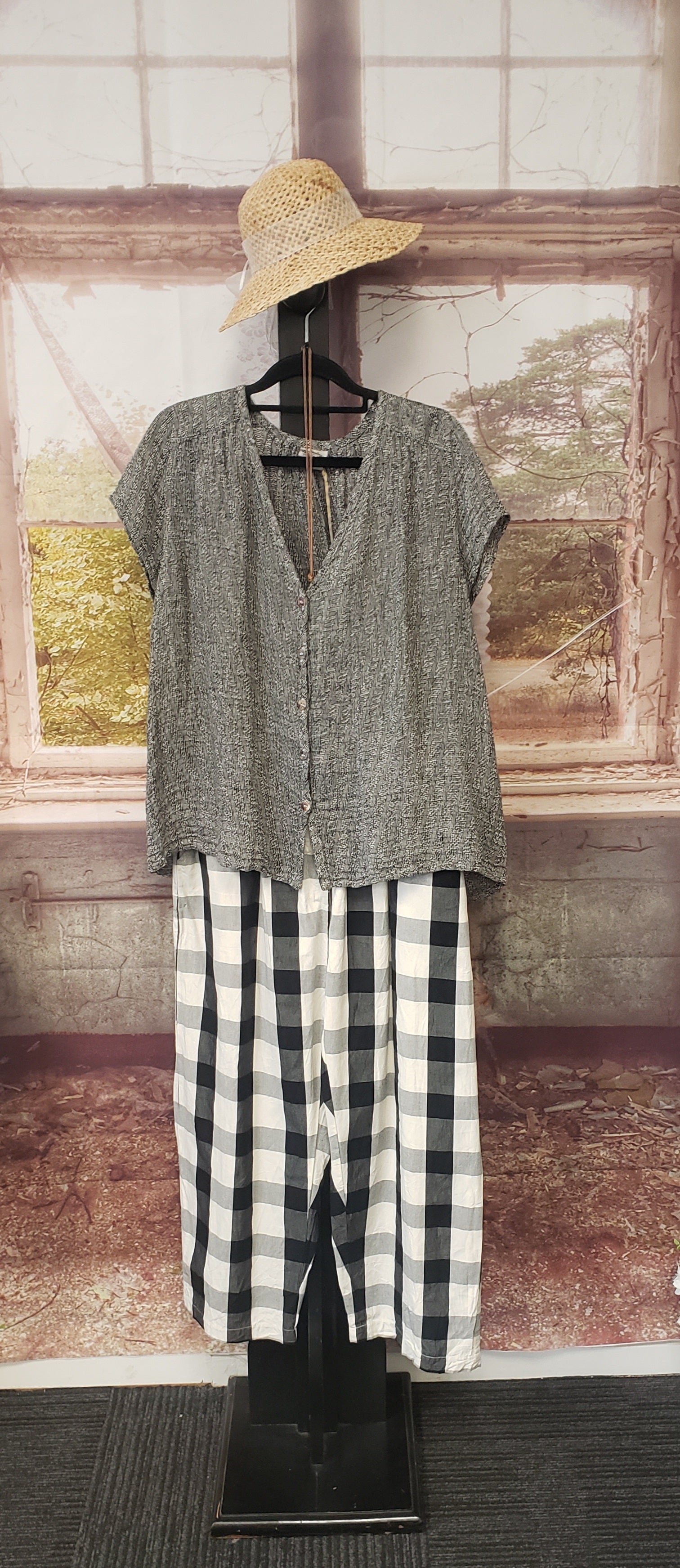 CAMICIA VASENECOLA- Pulcinella Nero