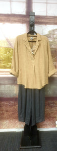 CAMICIA FERRARI- Foschia Grano