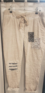 FABIANA- Sequin Detail Magic Pants