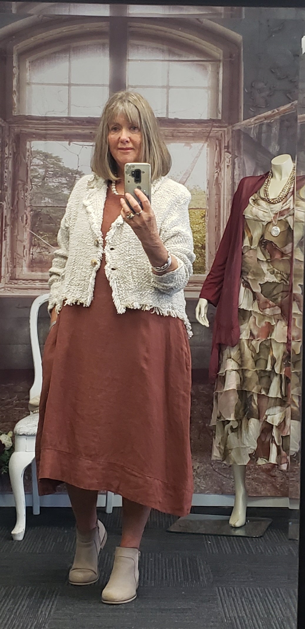 LEANA - Double Hem Detailed Dress