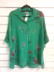 LUISA- Summer Rose shirt