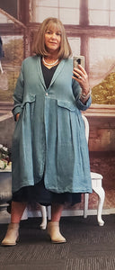 MARCELLA - Pleat detail Coat