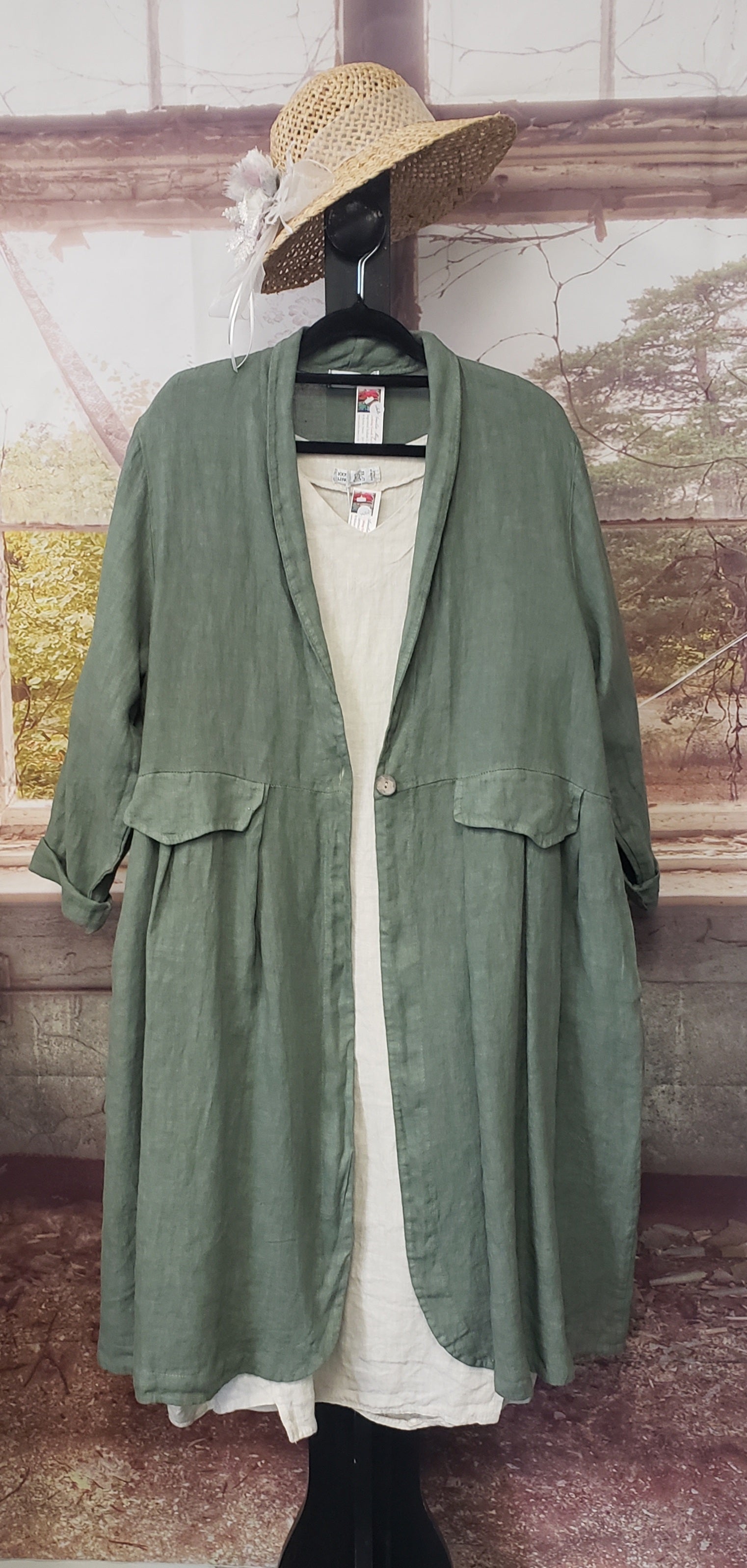 MARCELLA - Pleat detail Coat