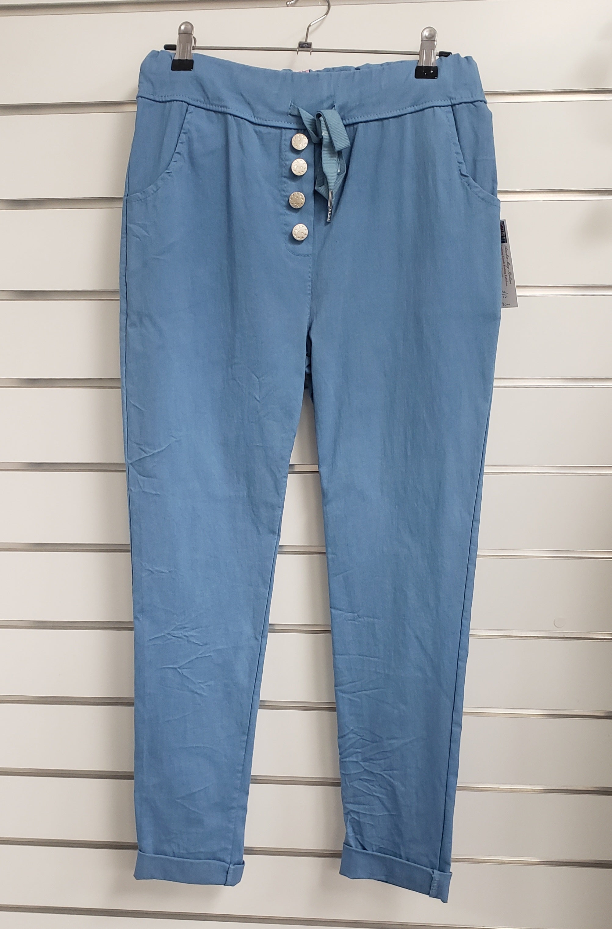 Beatrice- Studded fly detail pants