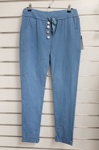 Beatrice- Studded fly detail pants