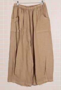 TERINA- 7/8 Linen Pants