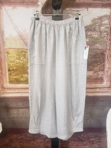TERINA- 7/8 Linen Pants