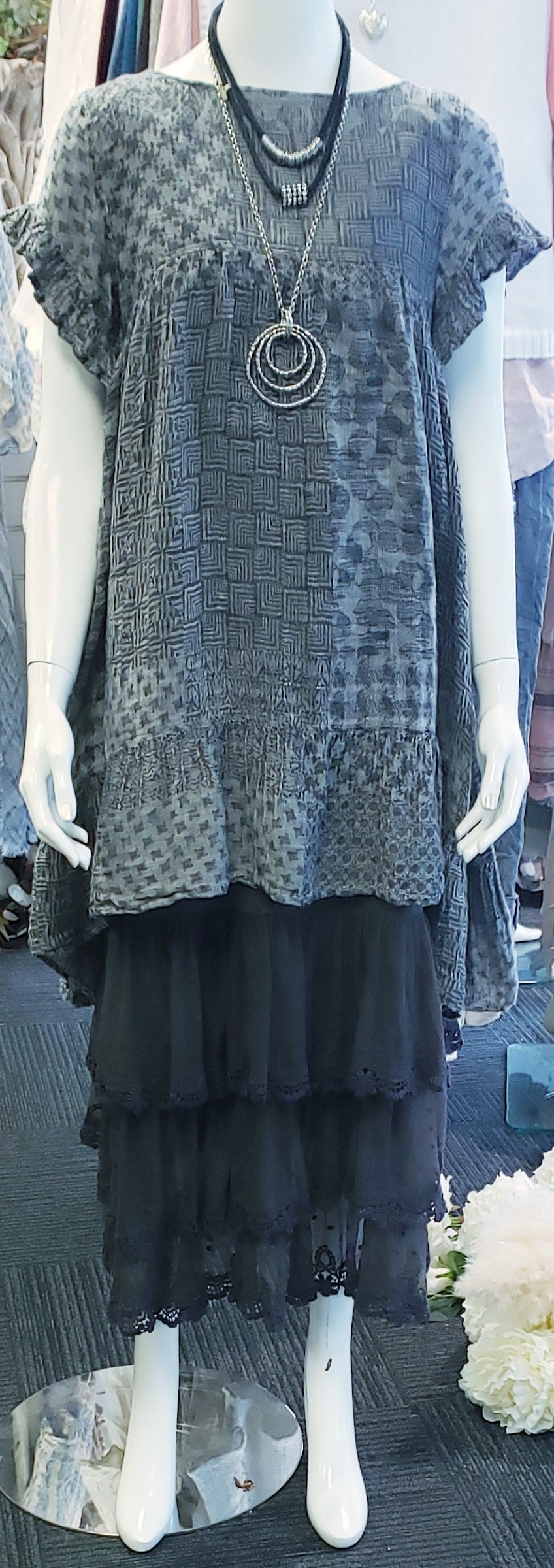VESTITO BUFFETONE-burdell nero;