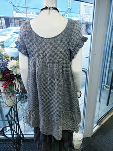 VESTITO BUFFETONE-burdell nero;