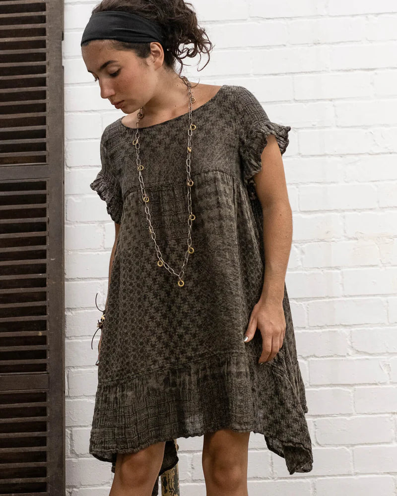 VESTITO BUFFETONE-burdell nero;