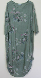 ISABELLA - Floral Sprig Cocoon Dress