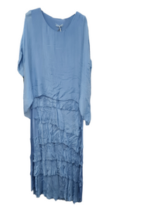 LORENZO -SIlk Overlay Dress