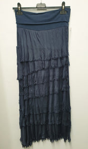 FLORENTINA- Shredded Silk Skirt